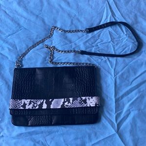 Black Snake Skin Purse